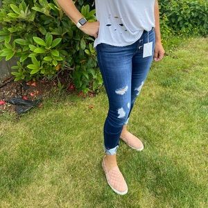 KanCan High Rise Ankle Skinny